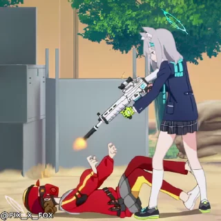 Video sticker 😵 Blue Archive @fixfox