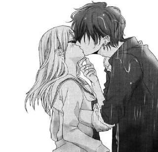 Telegram sticker 💋 Kiss Manga @Animes_Chatting_Groups