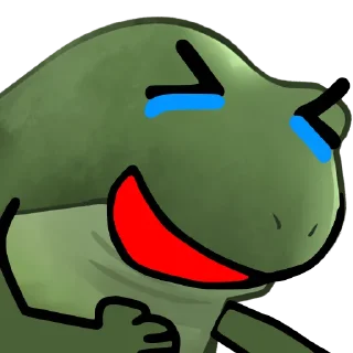 Telegram sticker 🤣 Worry Froge @PeepoHD