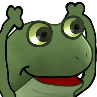 Telegram sticker 🙌 Worry Froge @PeepoHD
