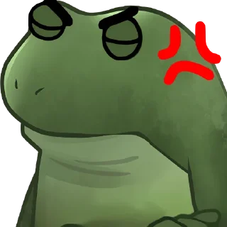 Video sticker 💢 Worry Froge @PeepoHD