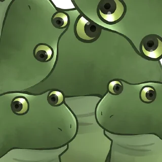 Telegram sticker 🫂 Worry Froge @PeepoHD