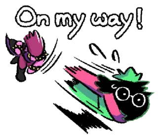 Video sticker 🏃 DELTARUNE Stickers Vol. 1 (English)