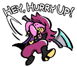 Telegram sticker 👿 DELTARUNE Stickers Vol. 1 (English)