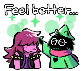 Telegram sticker 😌 DELTARUNE Stickers Vol. 1 (English)