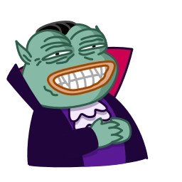 Sticker 😂 Pepe Vampire <9> 🐸 [ @Pepe_Her3i ]