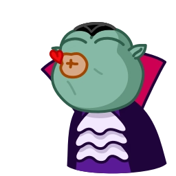 Телеграм стикер 😘 Pepe Vampire <9> 🐸 [ @Pepe_Her3i ]
