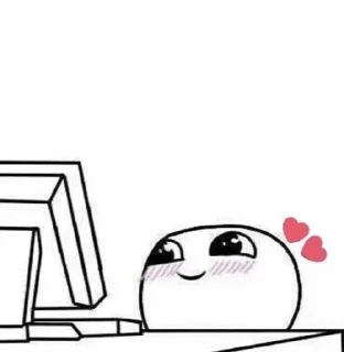 Telegram sticker 😍 милый реакт :: @fStikBot