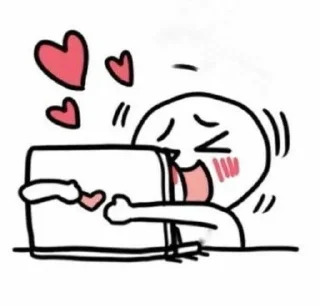 Telegram sticker 💕 милый реакт :: @fStikBot