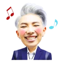 Telegram stiker 🎤 bts kakaotalk by fahyung