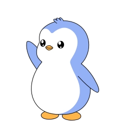 Sticker 👋 Blue Pengu #4537 @sticker_bot