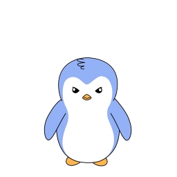 Telegram sticker 😤 Blue Pengu #4537 @sticker_bot