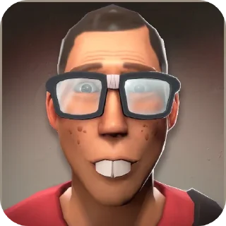 Telegram sticker 🤓 Снайпер ты ебанутый...