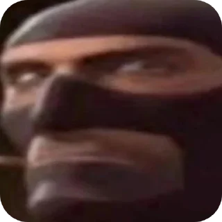 Telegram sticker 🫤 Снайпер ты ебанутый...