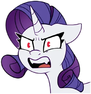 Video sticker 😡 Rarity
