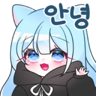 Sticker 🫥 겁쟁이 고양이 먀오