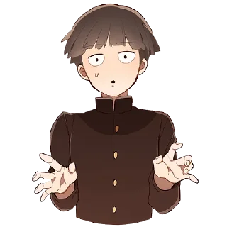 Телеграм стикер 😮 MP100 [@TodorokiShouto]