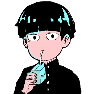 Телеграм стикер 😐 MP100 [@TodorokiShouto]