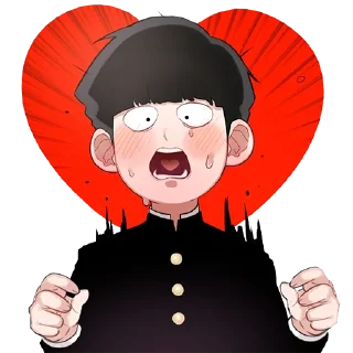 Телеграм стикер 😍 MP100 [@TodorokiShouto]