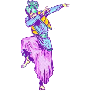 Telegram sticker 🕺 Bhangra ਭੰਗੜਾ @PunjabiSticker