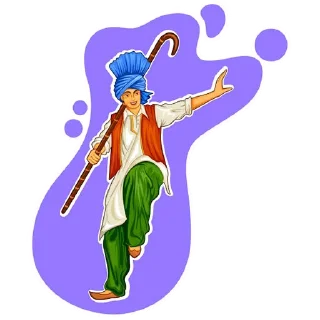 Telegram sticker 🕺 Bhangra ਭੰਗੜਾ @PunjabiSticker