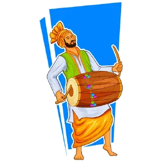 Video sticker 🕺 Bhangra ਭੰਗੜਾ @PunjabiSticker