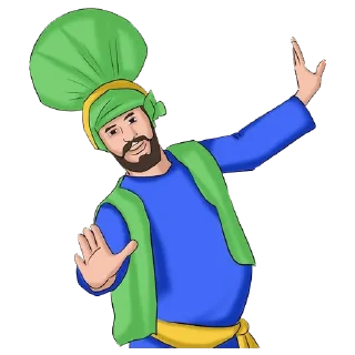 Telegram sticker 🕺 Bhangra ਭੰਗੜਾ @PunjabiSticker
