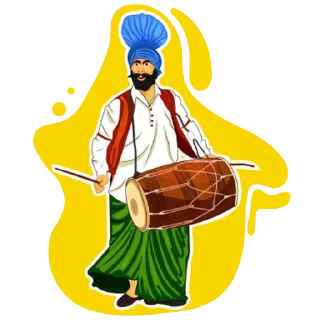 Video sticker 🕺 Bhangra ਭੰਗੜਾ @PunjabiSticker