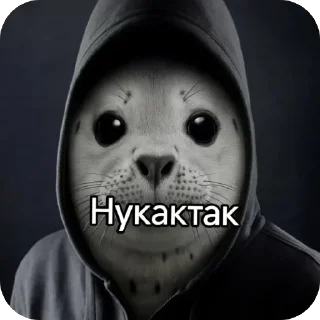 Telegram sticker 🦭 окаки • @ryzenkiy