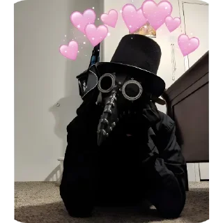 Telegram sticker ❤️ Pestilence