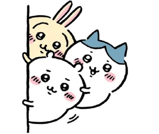 Sticker 👀 chiikawa  ♡  @ririmoji
part 1/4 (by nagano)