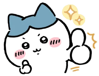 Video sticker 👍 chiikawa  ♡  @ririmoji
part 1/4 (by nagano)