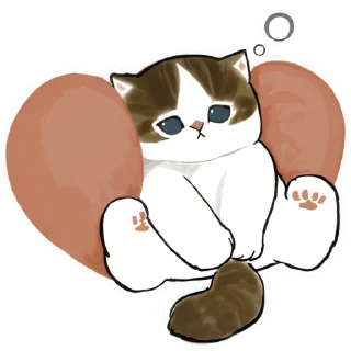 Telegram sticker ❤️ Милые котьки @Nyasticks