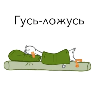 Telegram sticker 😴 Goosuse