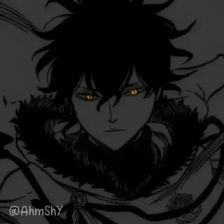 Video sticker 🥶 - ᗷY @ahMshY 𓉮 . Black Clover