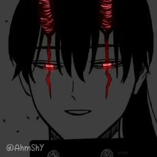 Video sticker 🖤 - ᗷY @ahMshY 𓉮 . Black Clover