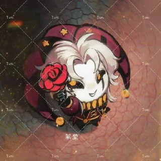 Telegram sticker 😘 Пьеро Драма