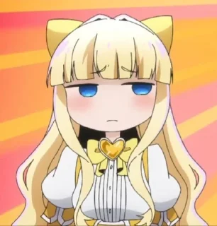 Telegram sticker 😟 Становясь счастливой волшебниц :: @fStikBot