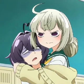 Telegram sticker 😖 Становясь счастливой волшебниц :: @fStikBot