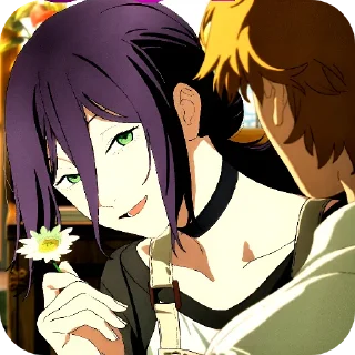 Telegram sticker 🥰 Reze chainsawman @Rucodellllstick