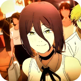 Telegram sticker 🥰 Reze chainsawman @Rucodellllstick