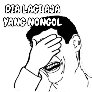 Telegram sticker 🤦 DEWA HOKI