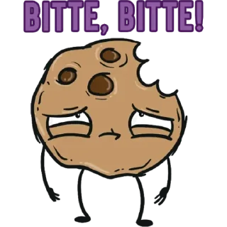 Telegram sticker 🥺 Pummeleinhorn-Norbert Cookie
