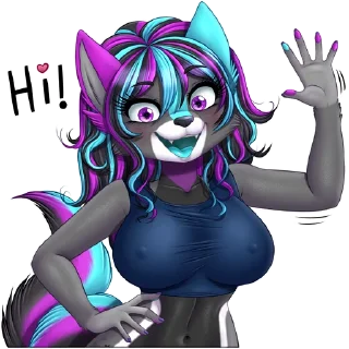 Sticker 👋 @HaikoFrostyPaws