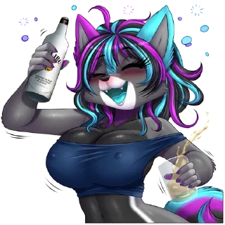 Telegram sticker 🍺 @HaikoFrostyPaws