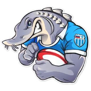 Telegram sticker 🐟 PARI Высшая лига @vlrugby