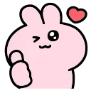 Video sticker 👍 Usagi - @ShoutoEmoji