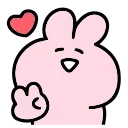 Video sticker ✌ Usagi - @ShoutoEmoji
