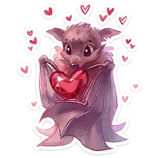 Sticker ❤️ Рубин  @TgSticker x @stickers_vk