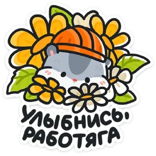 Telegram sticker 😇 @stickersvvk Толик-трудоголик